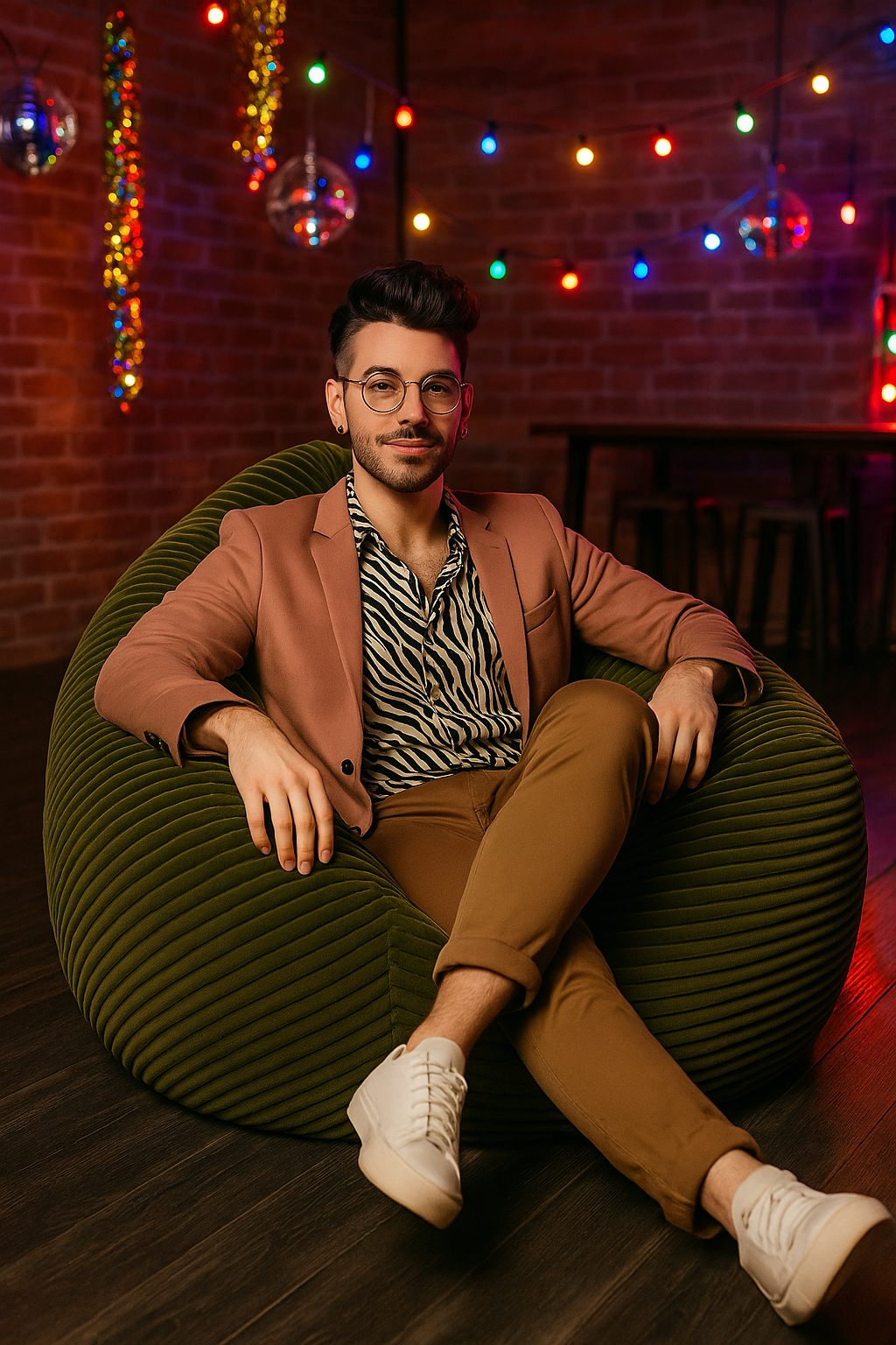 PatchHome Cordino Sitzsack aus Breitcord – Komfort pur