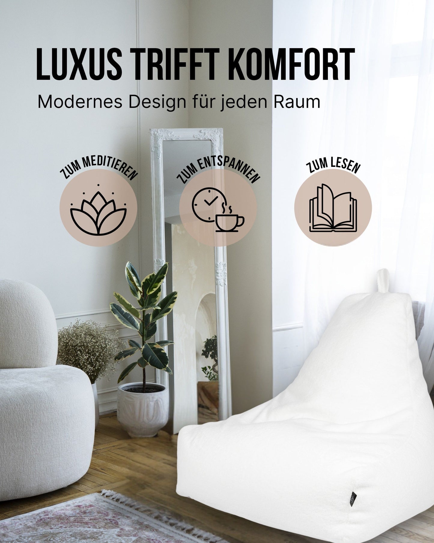 PatchHome Comfortline-Teddy-Lounge-Sitzsack