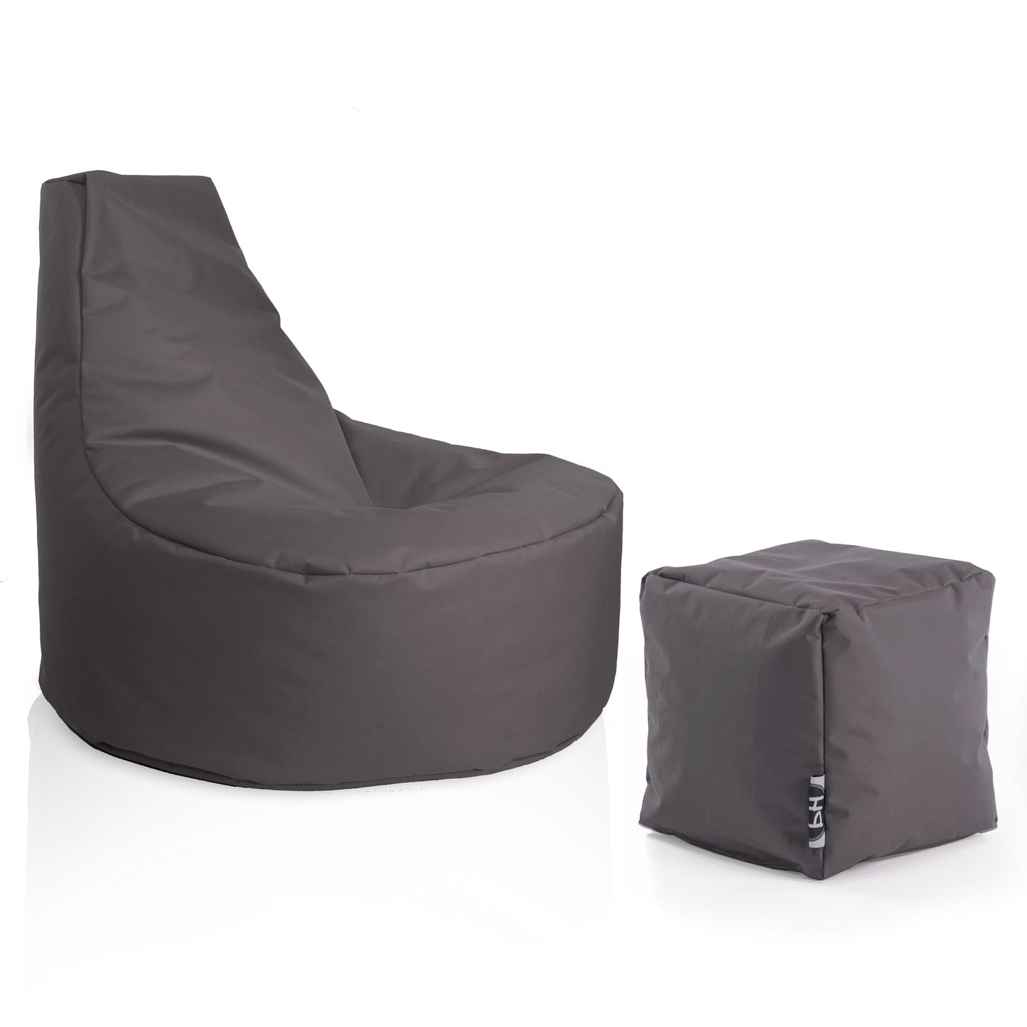 Gamer-Sessel mit Hocker