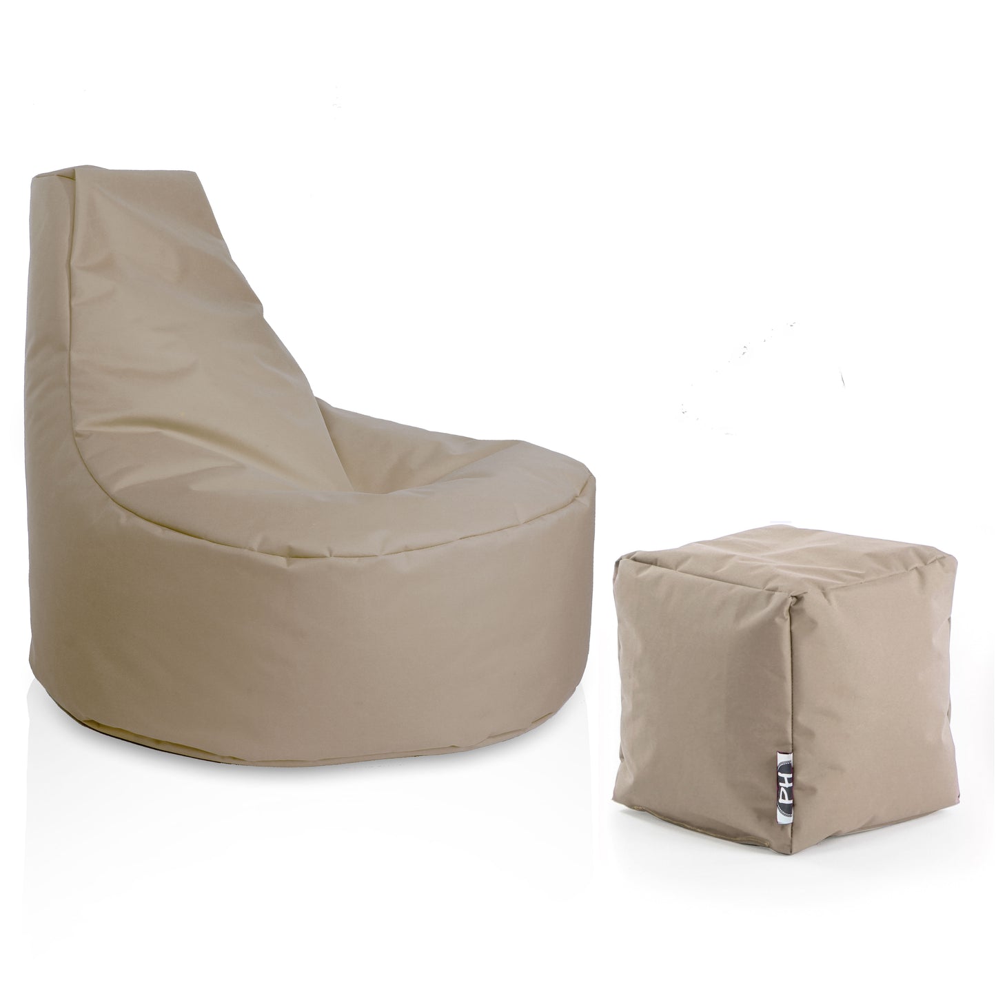 Gamer-Sessel mit Hocker