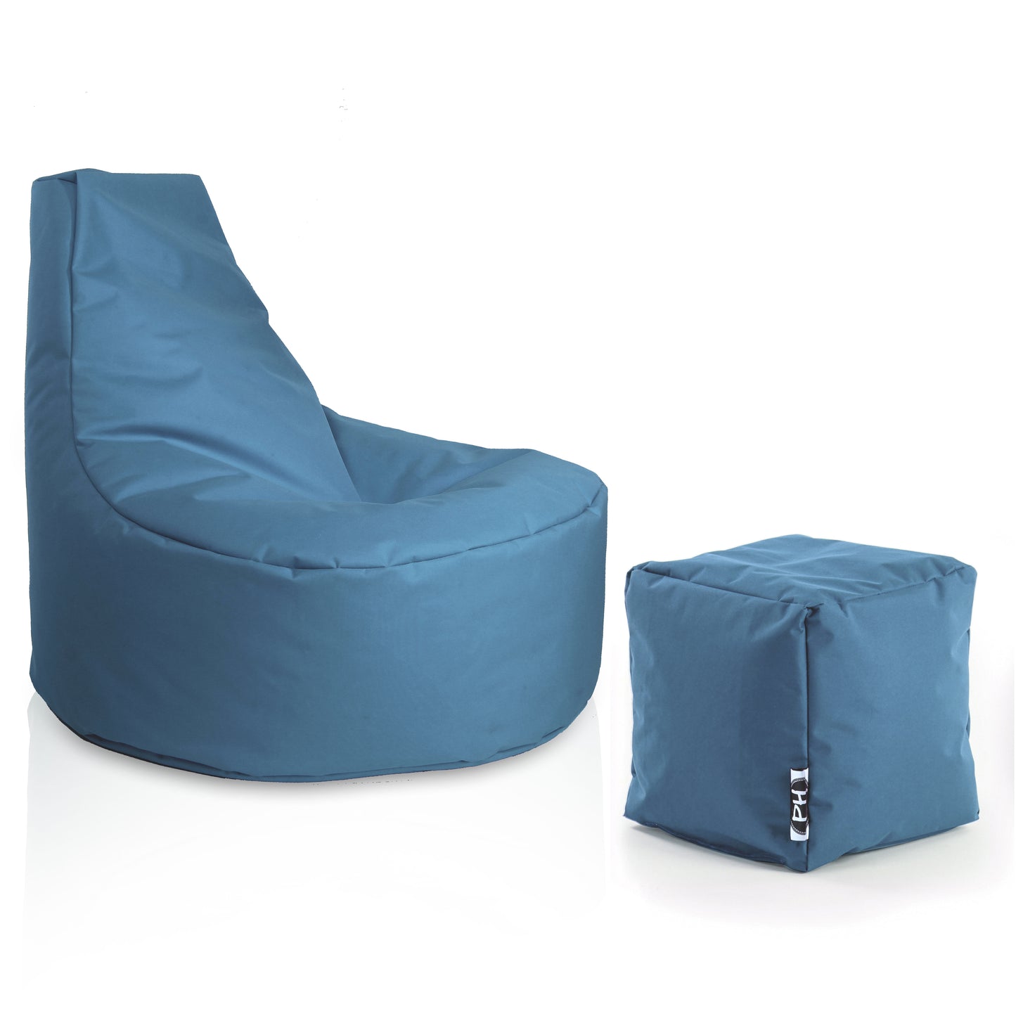 Gamer-Sessel mit Hocker