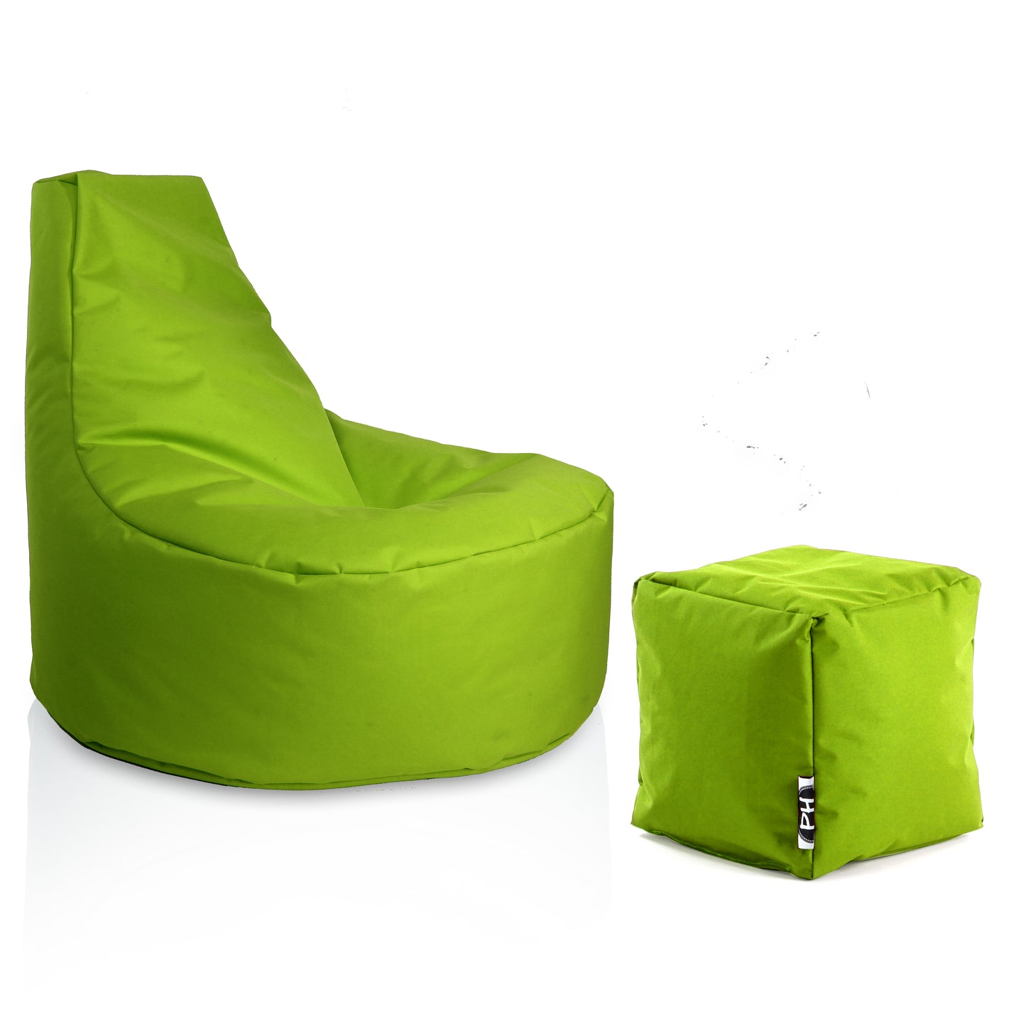 Gamer-Sessel mit Hocker