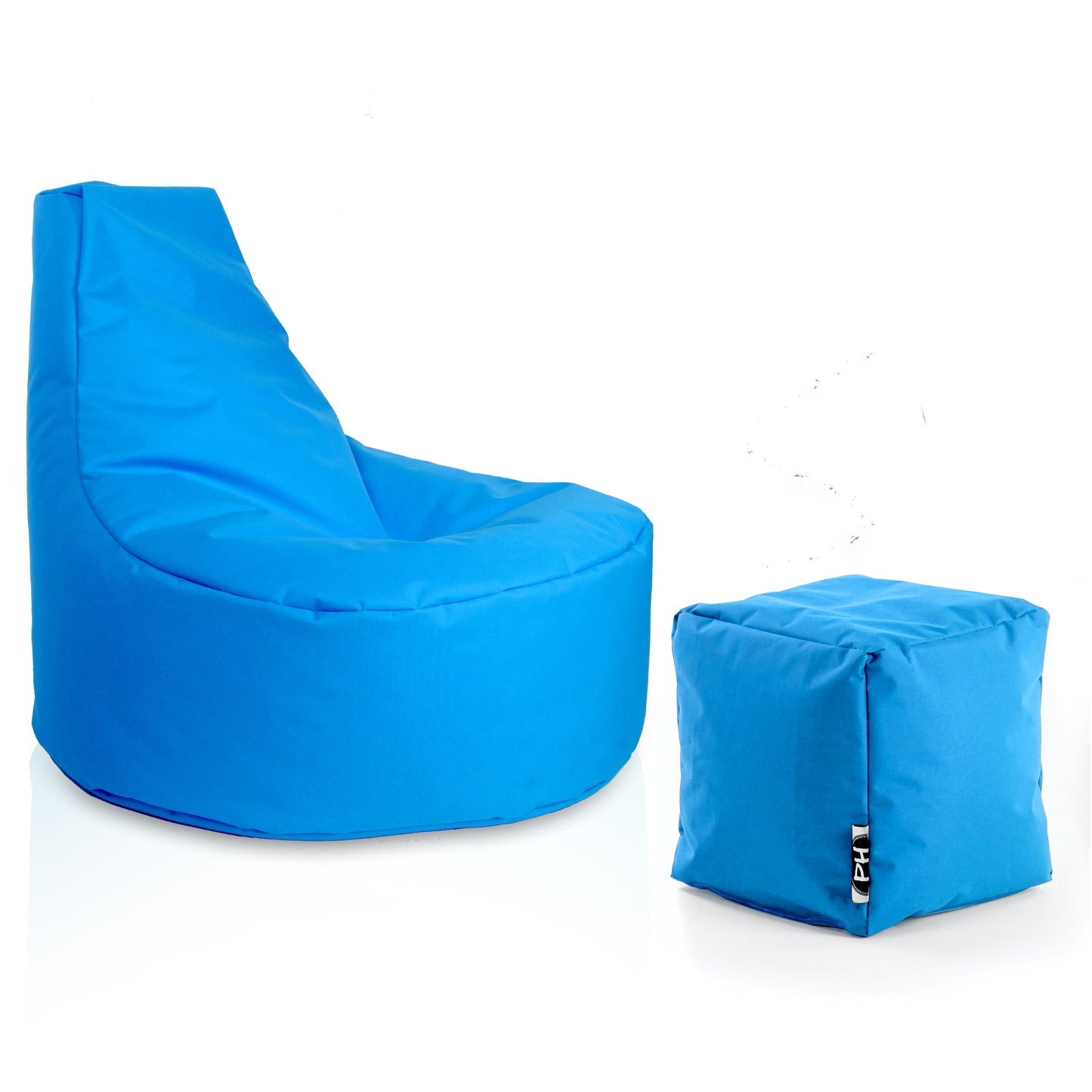 Gamer-Sessel mit Hocker