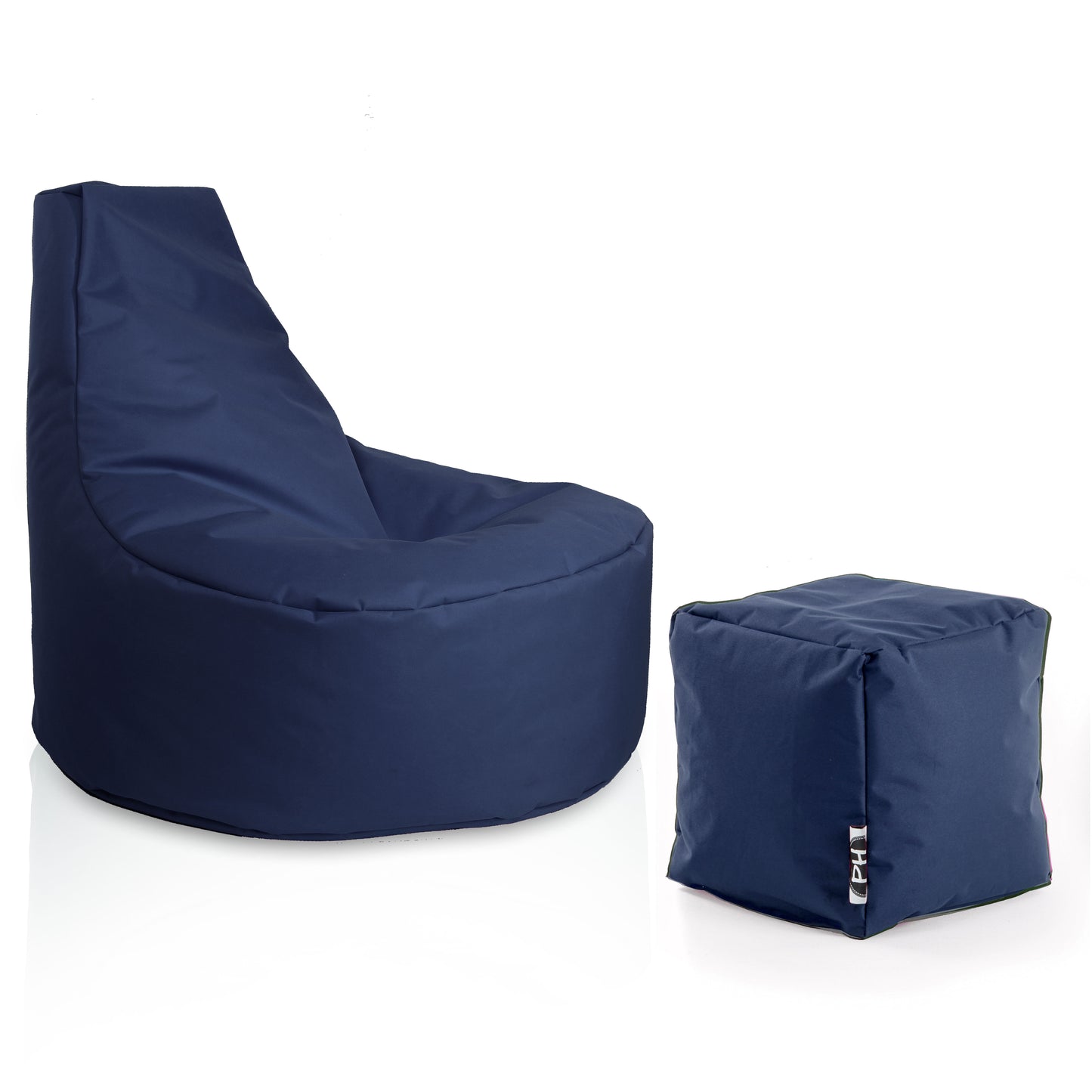 Gamer-Sessel mit Hocker