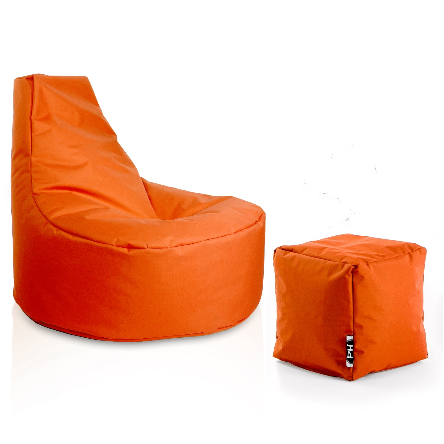 Gamer-Sessel mit Hocker