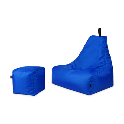 Lounge-Sessel XXL mit Hocker