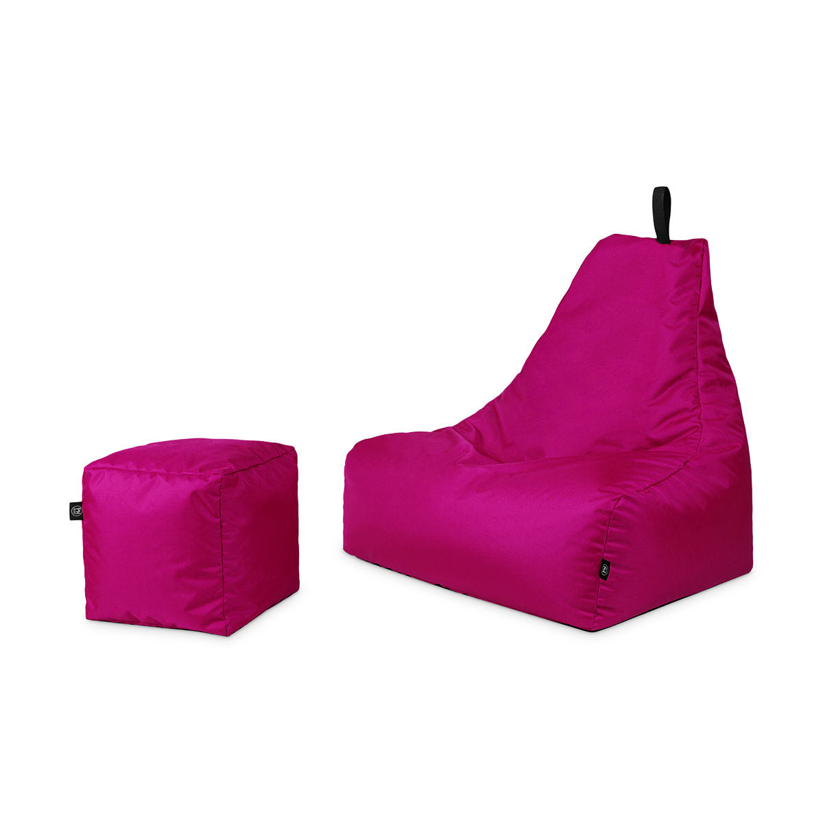 Lounge-Sessel XXL mit Hocker