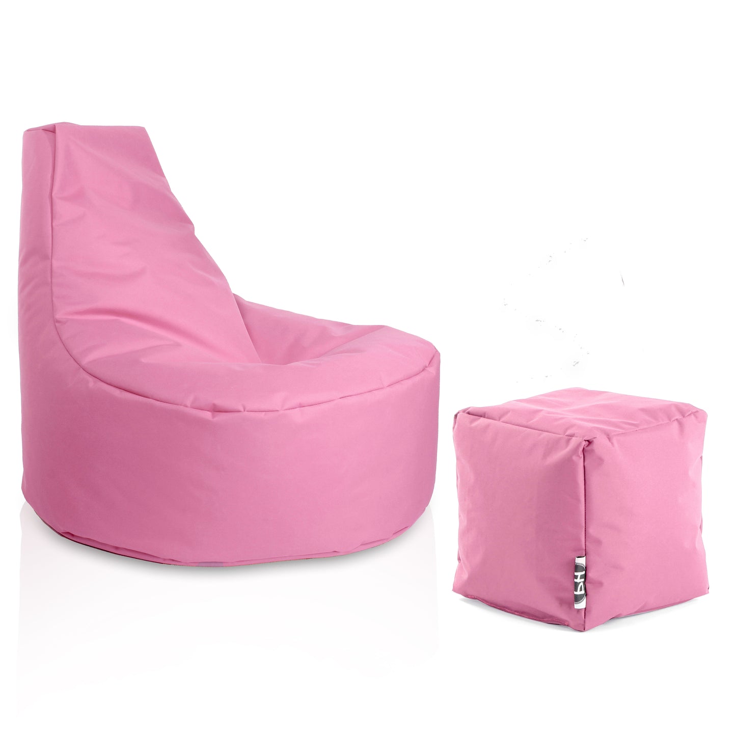 Gamer-Sessel mit Hocker