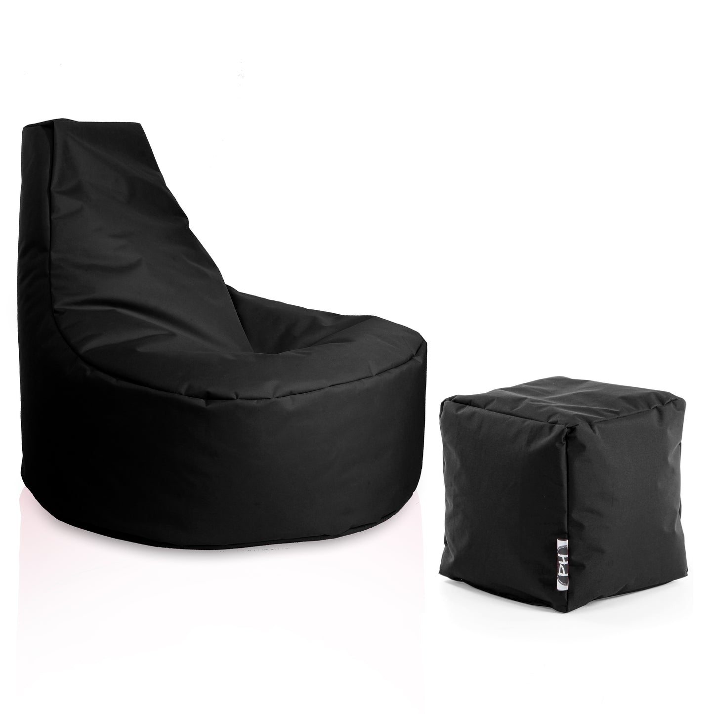 Gamer-Sessel mit Hocker