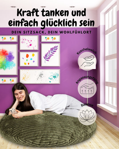 PatchHome Cord 2-in-1 Sitzsack– Stilvoller Komfort für jedes Zuhause