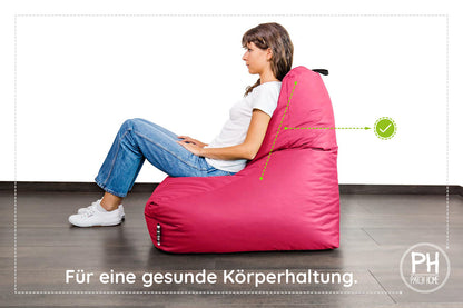 Lounge-Sessel XXL mit Hocker