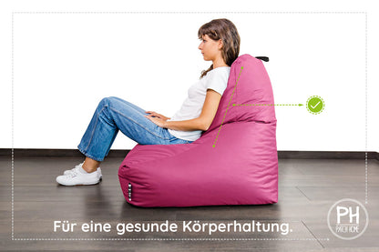 Lounge-Sessel XXL mit Hocker