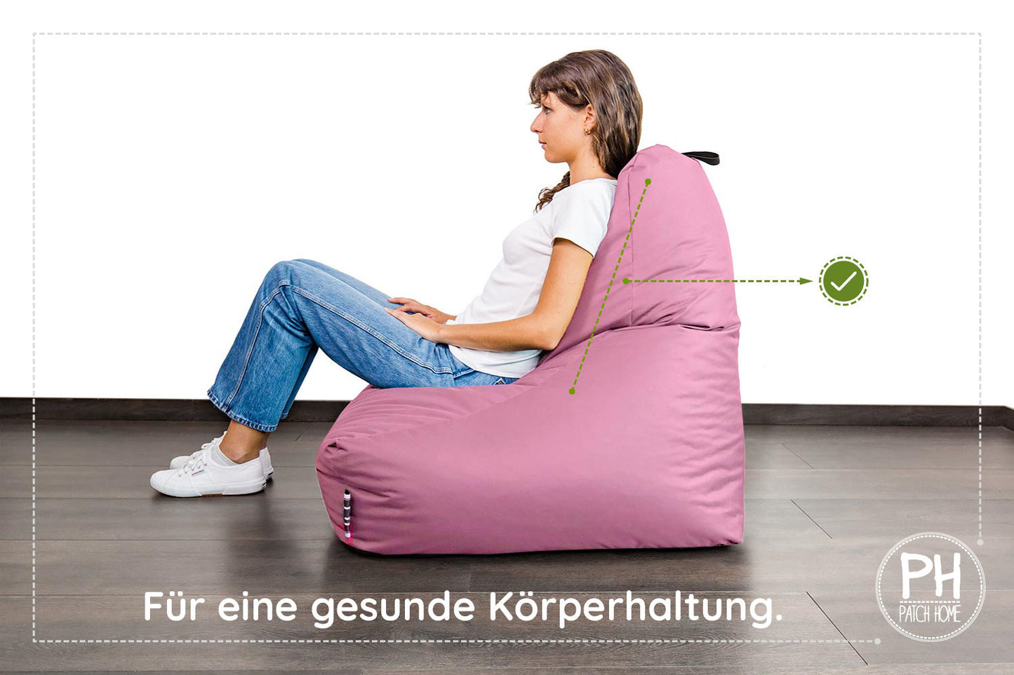 Lounge-Sessel XXL mit Hocker