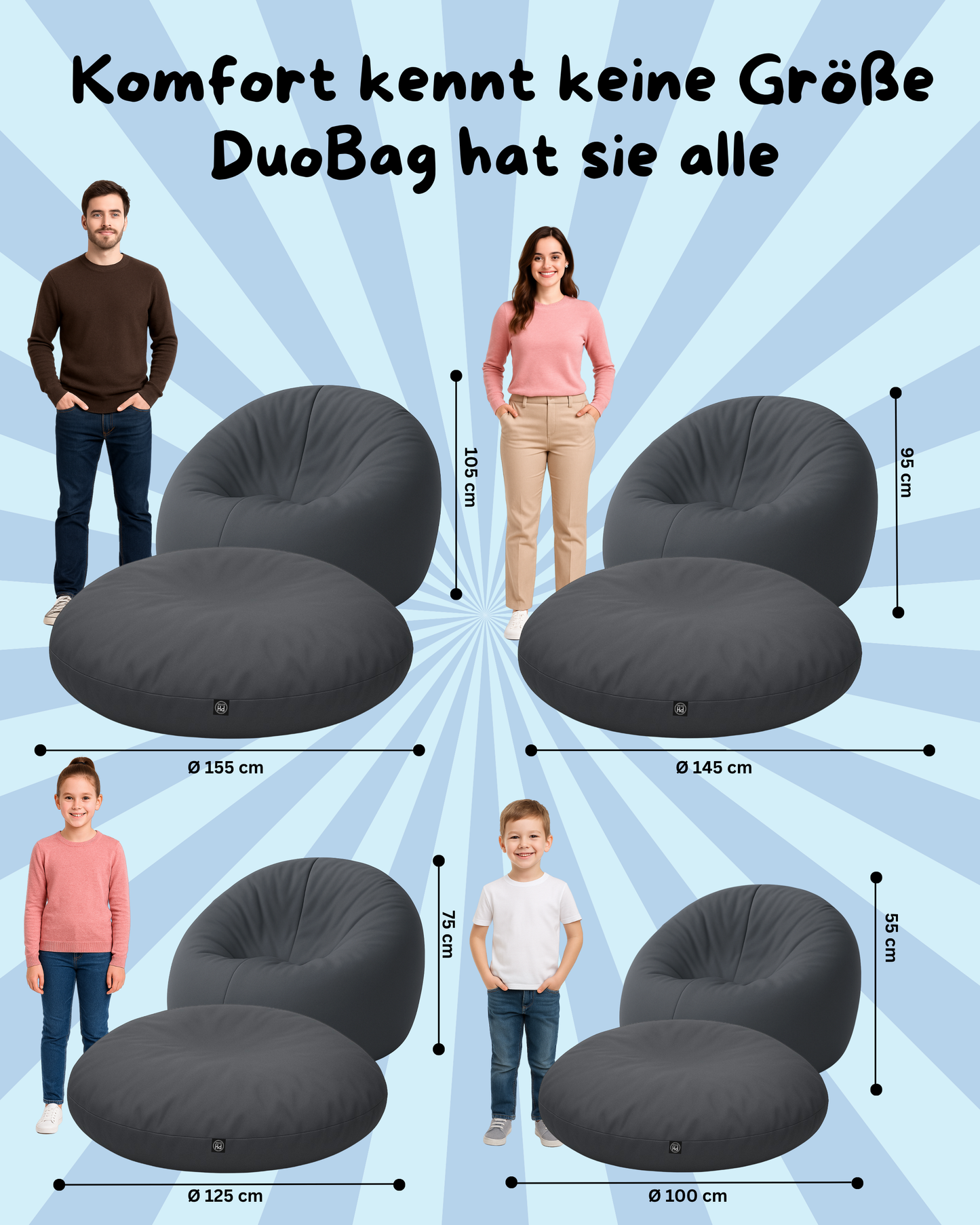 DuoBag Sitzsack 2-in-1