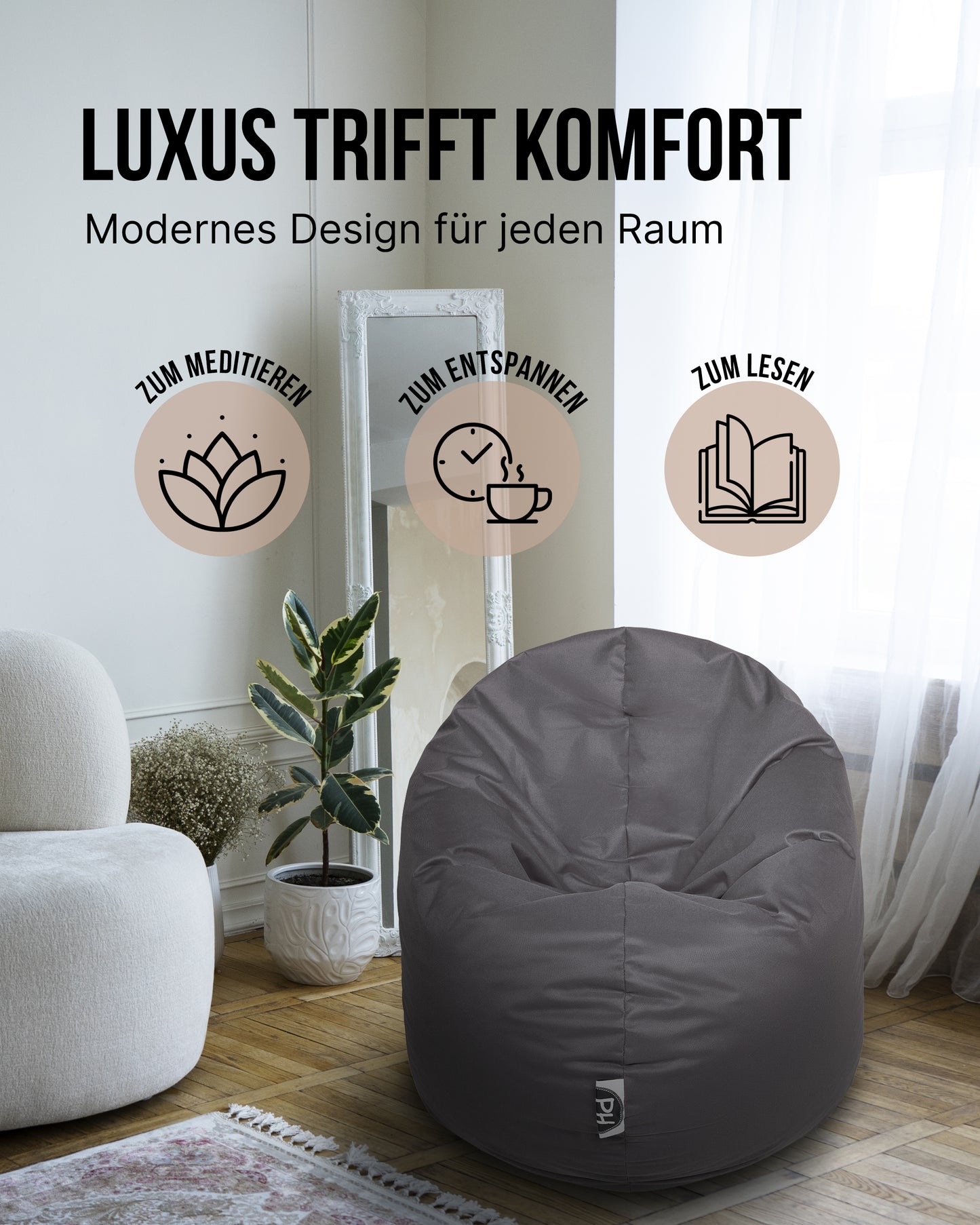 Sitzsack Jumbo 2-in-1