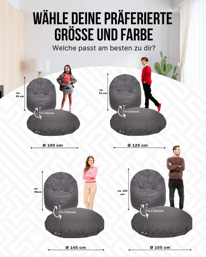 Sitzsack 2-in-1