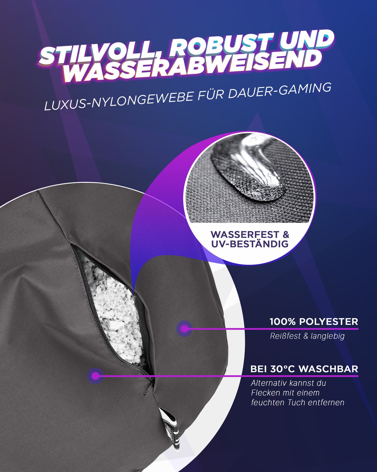 Gaming Sitzsack XXL