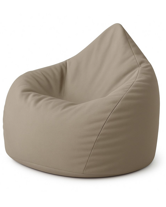 Sitzsack in Tropfenform