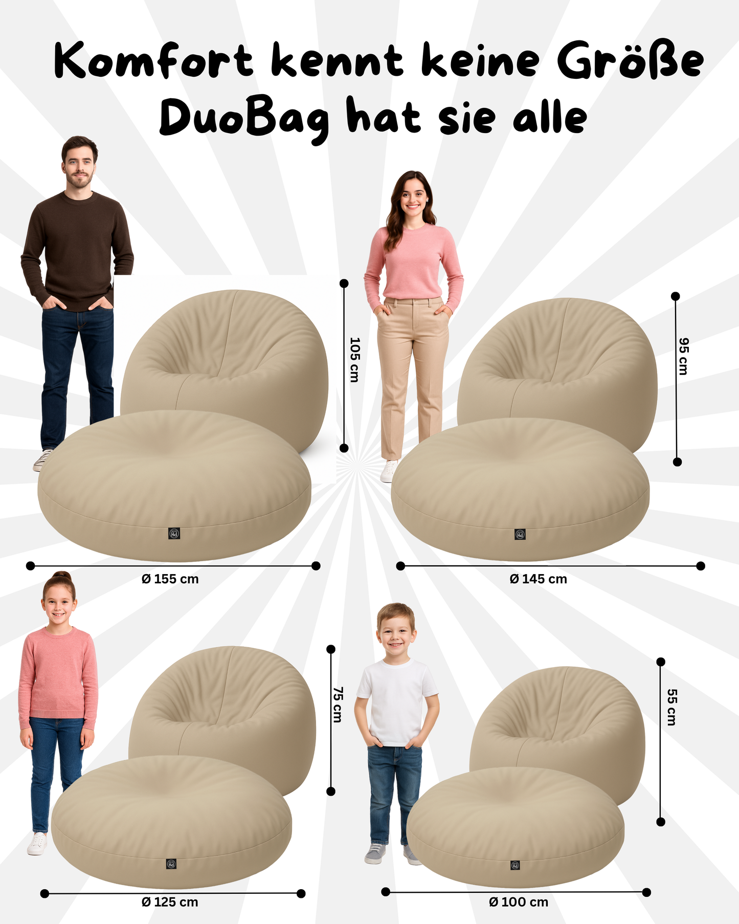 DuoBag Sitzsack 2-in-1