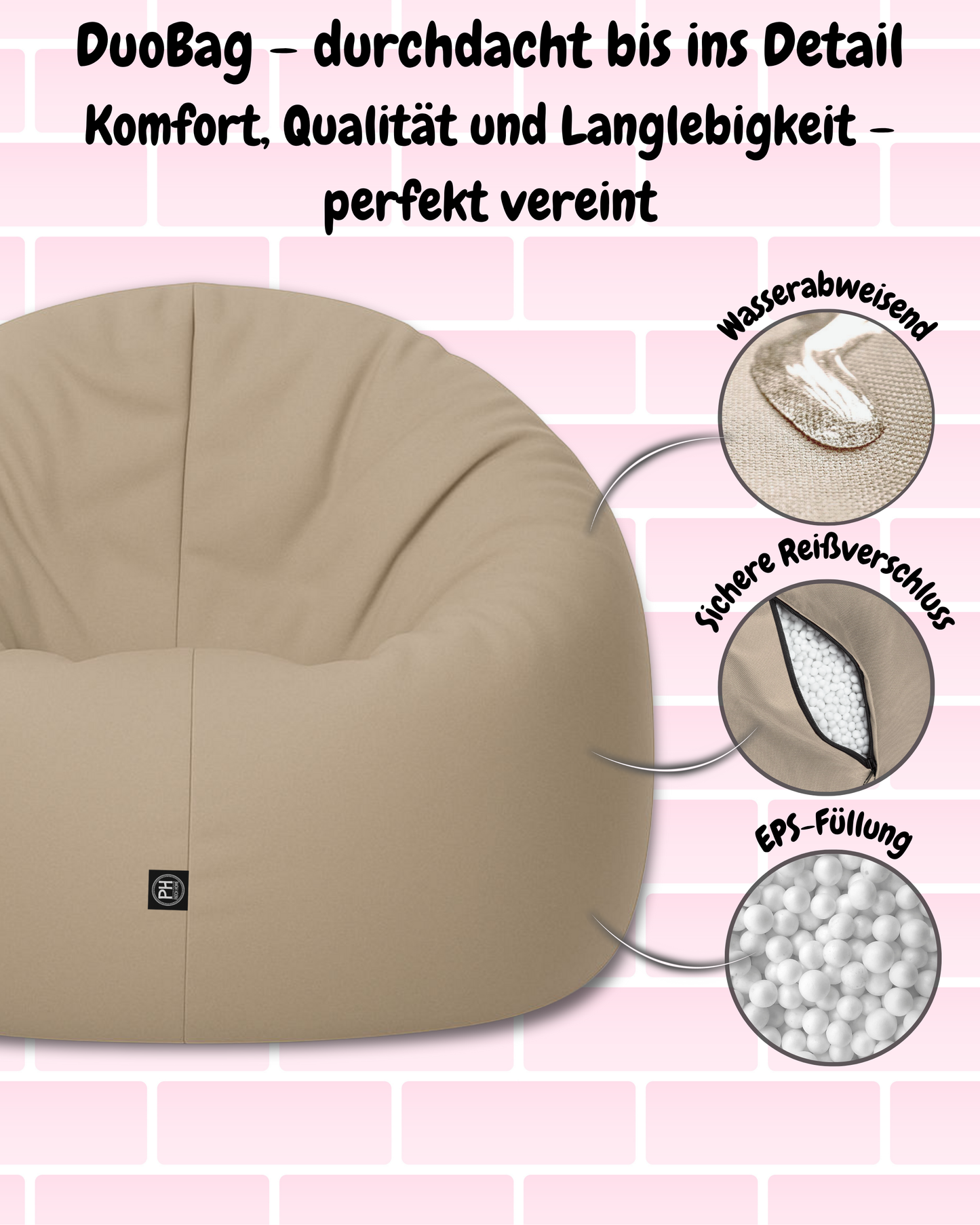 DuoBag Sitzsack 2-in-1