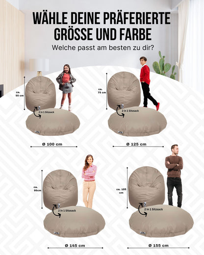 Sitzsack 2-in-1