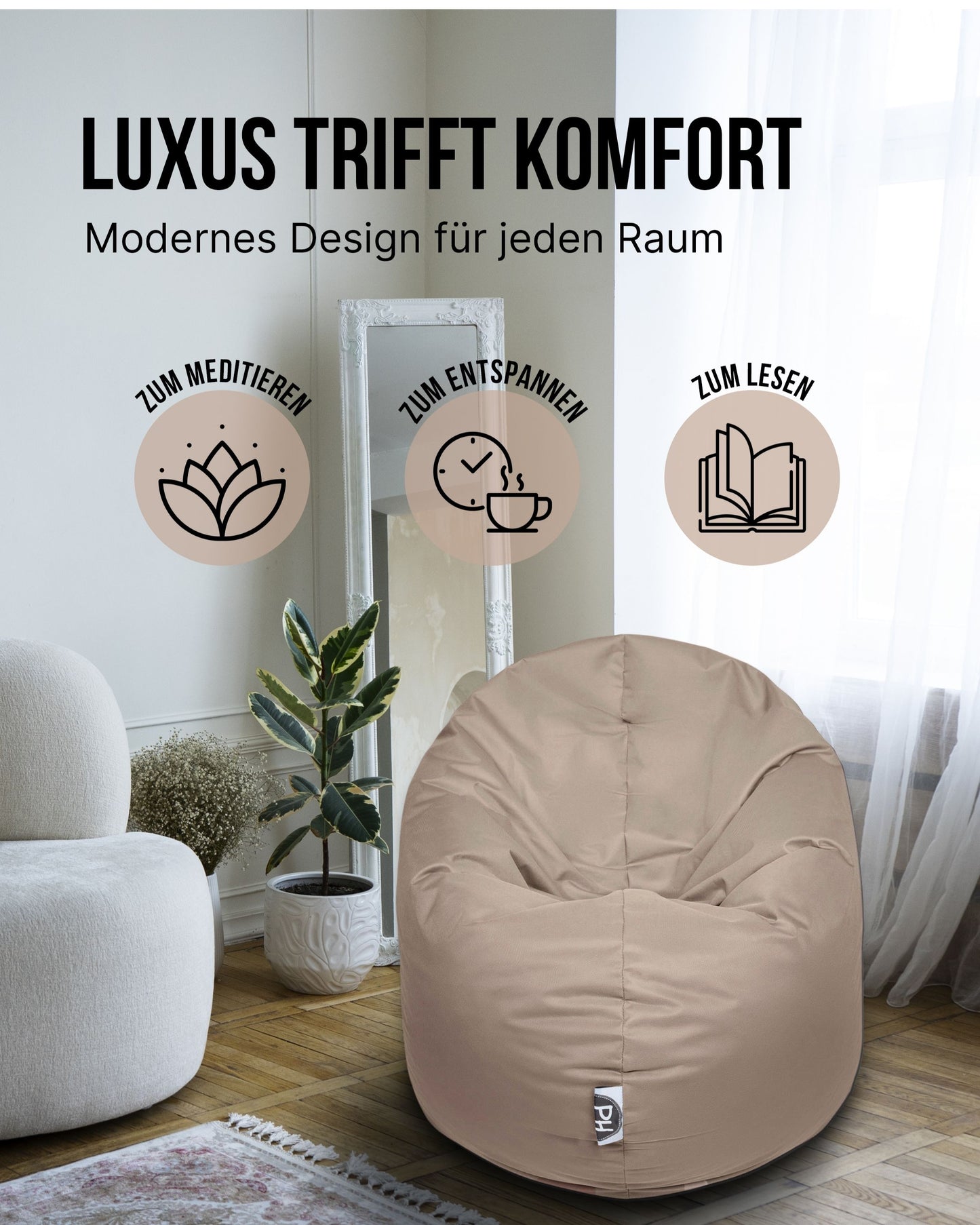 Sitzsack Jumbo 2-in-1