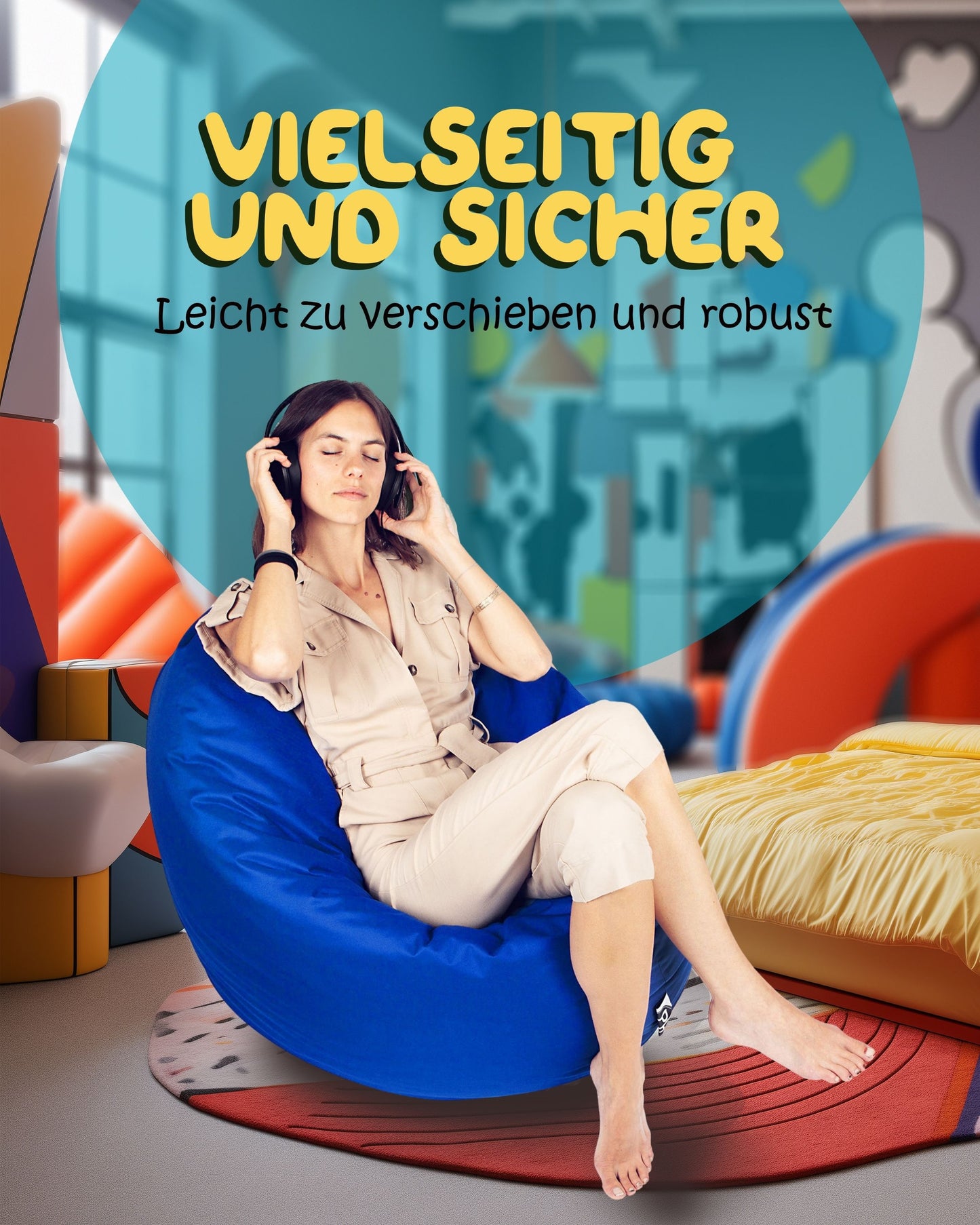 Sitzsack Jumbo 2-in-1