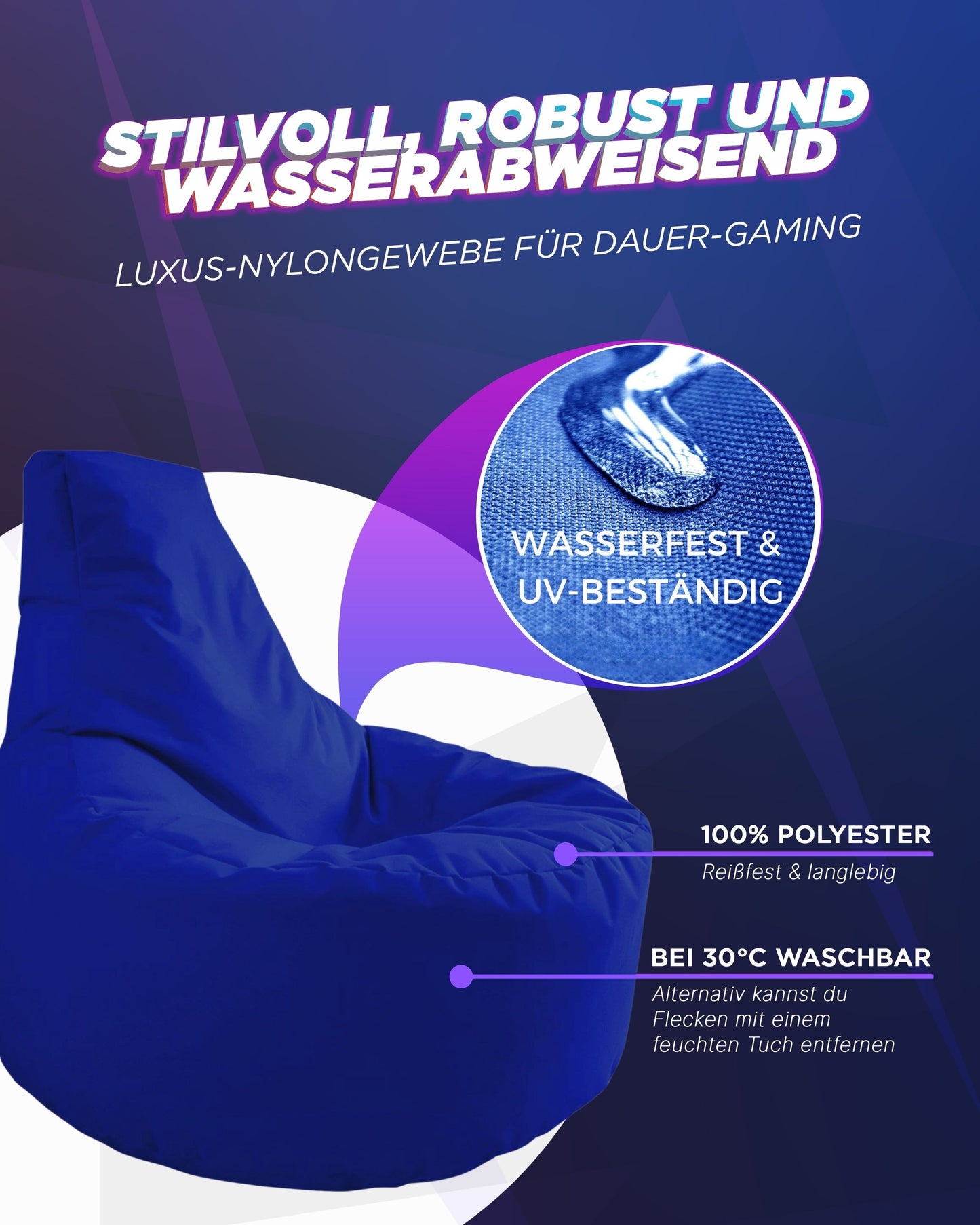 Gaming Sitzsack XXL