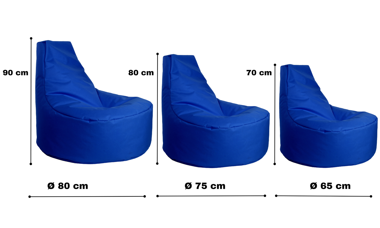 Gamer-Sessel mit Hocker