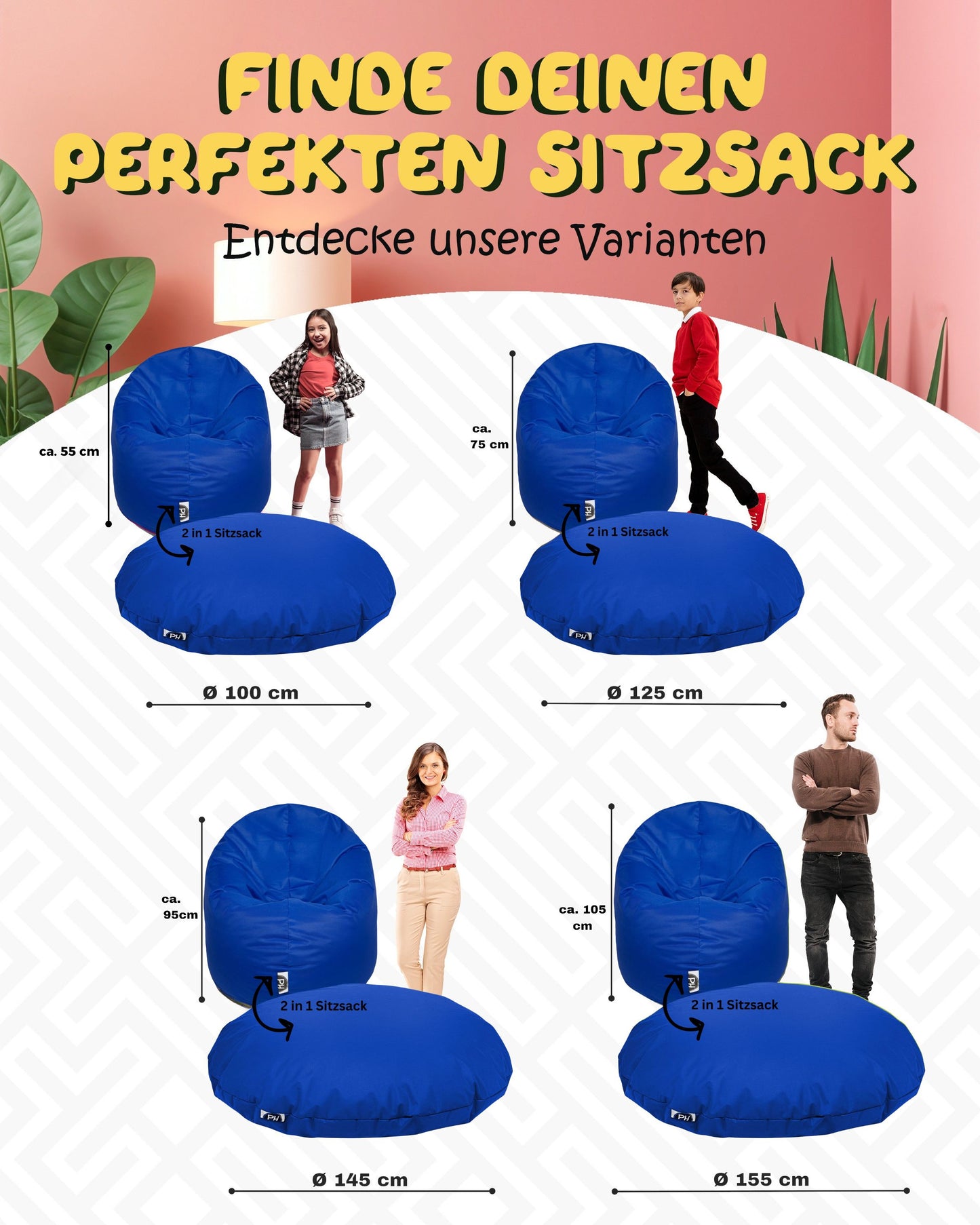 Sitzsack 2-in-1