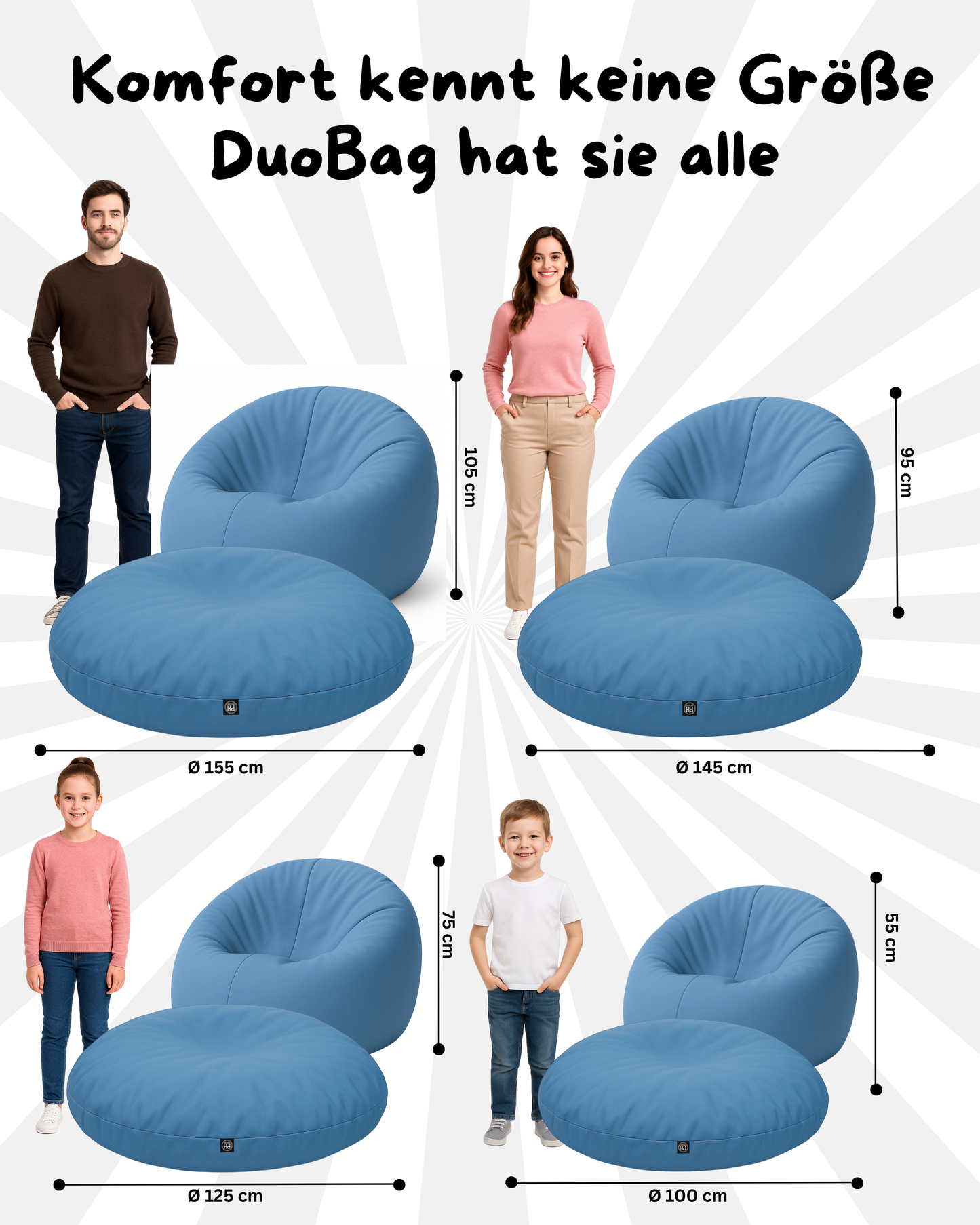 DuoBag Sitzsack 2-in-1