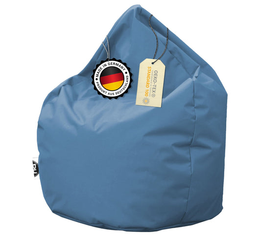 Sitzsack in Tropfenform