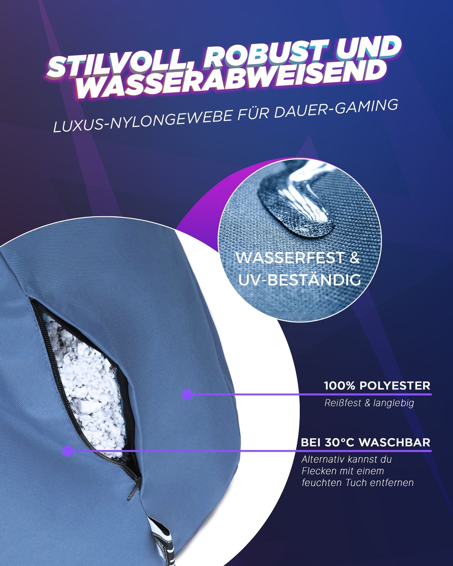 Gaming Sitzsack XXL