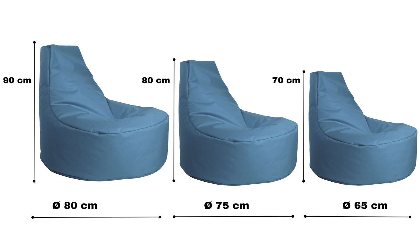 Gamer-Sessel mit Hocker