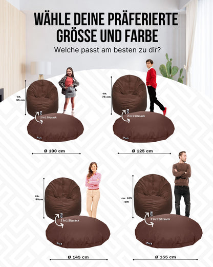 Sitzsack 2-in-1