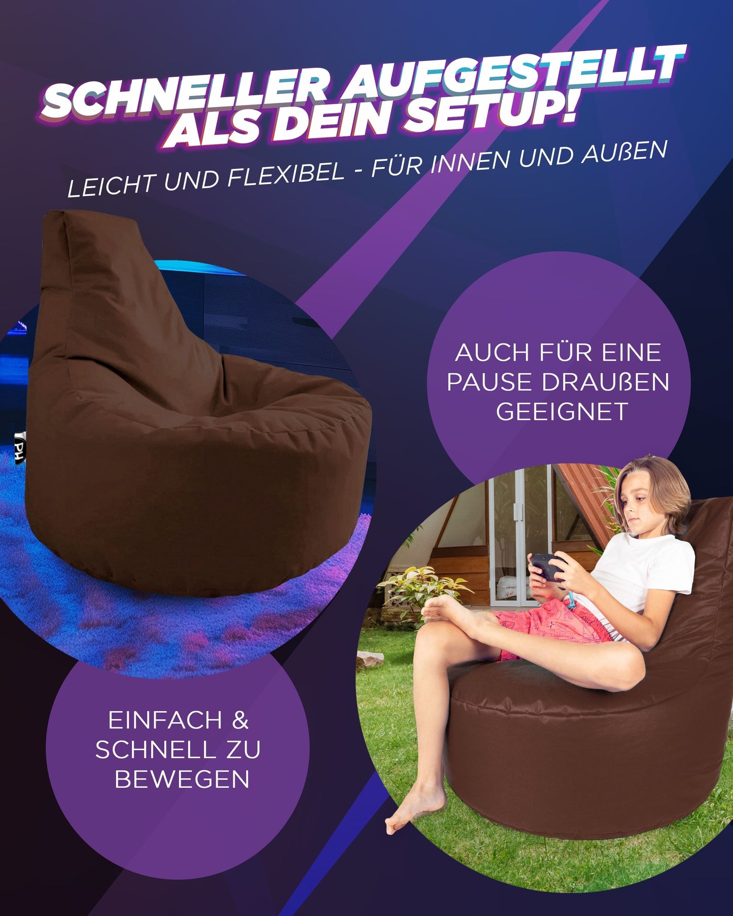 Gaming Sitzsack XXL
