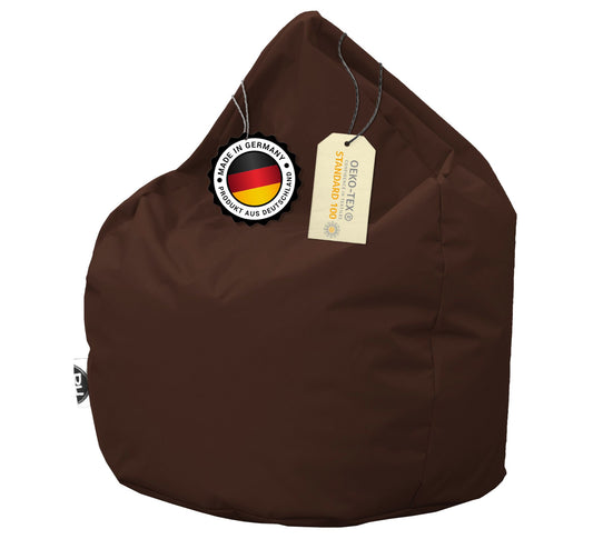 Sitzsack in Tropfenform