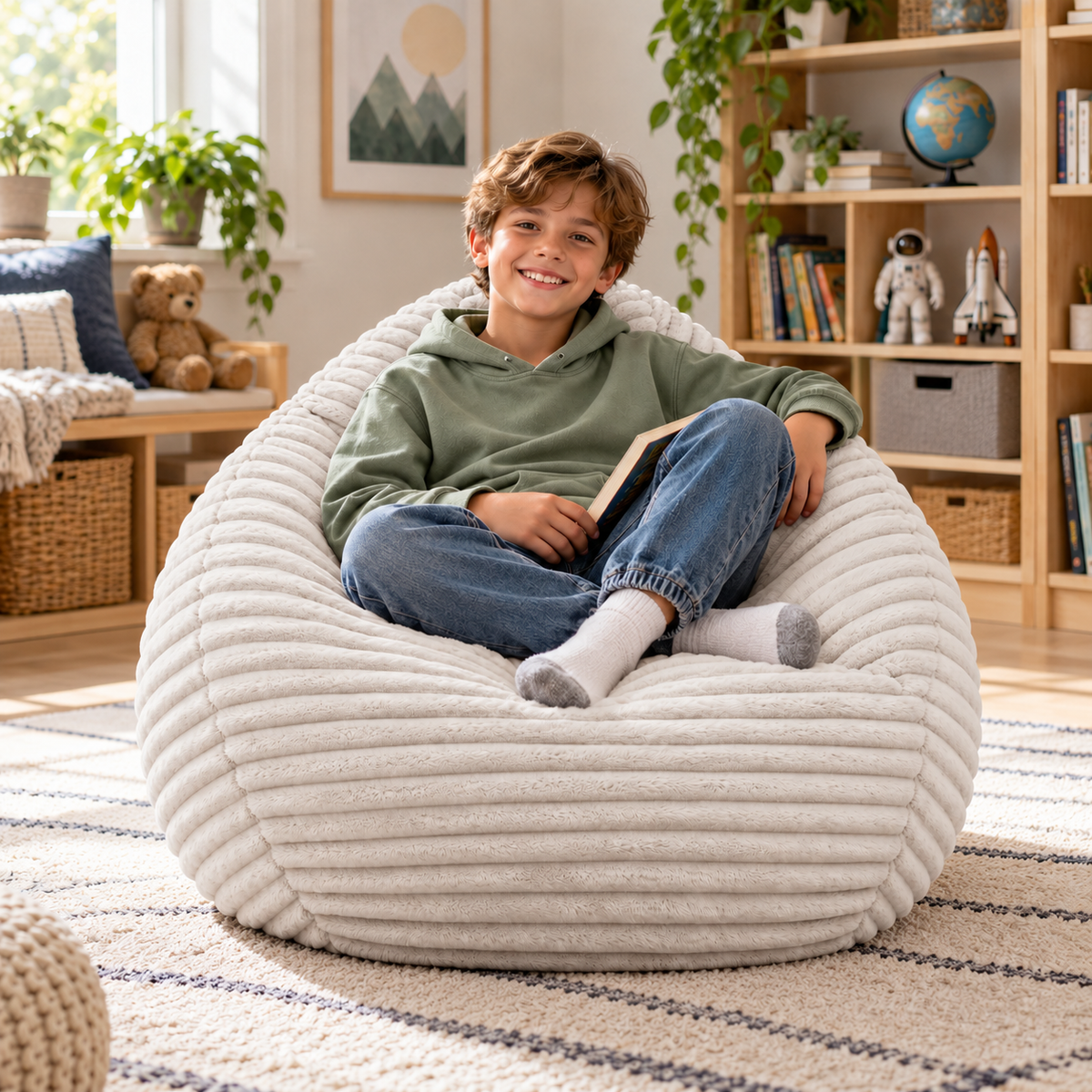 PatchHome Cordino Sitzsack aus Breitcord – Komfort pur