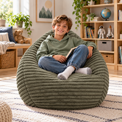 PatchHome Cordino Sitzsack aus Breitcord – Komfort pur