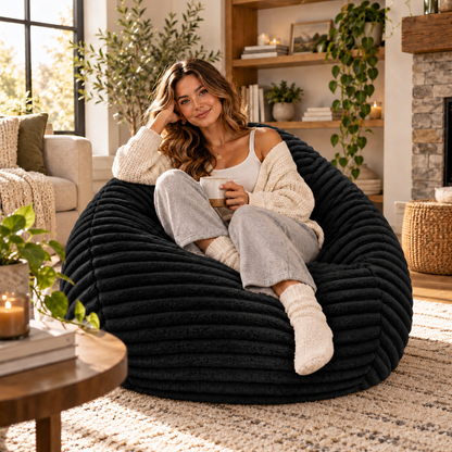 PatchHome Cordino Sitzsack aus Breitcord – Komfort pur