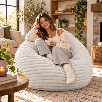 PatchHome Cordino Sitzsack aus Breitcord – Komfort pur