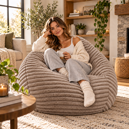 PatchHome Cordino Sitzsack aus Breitcord – Komfort pur
