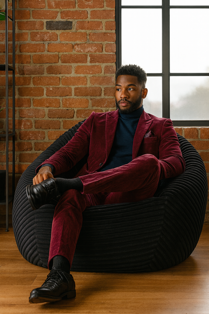 PatchHome Cordino Sitzsack aus Breitcord – Komfort pur