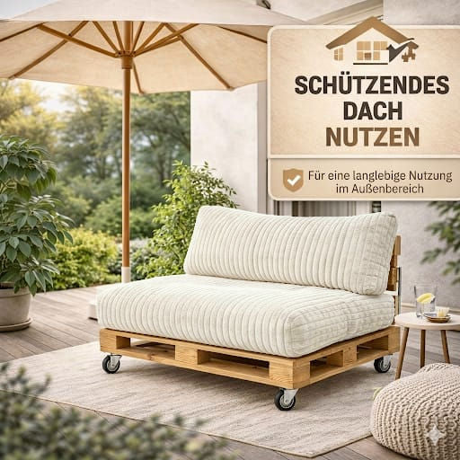 Paletti Cord™ Palettenpolster Set – Sitz- & Rückenkissen für Europaletten