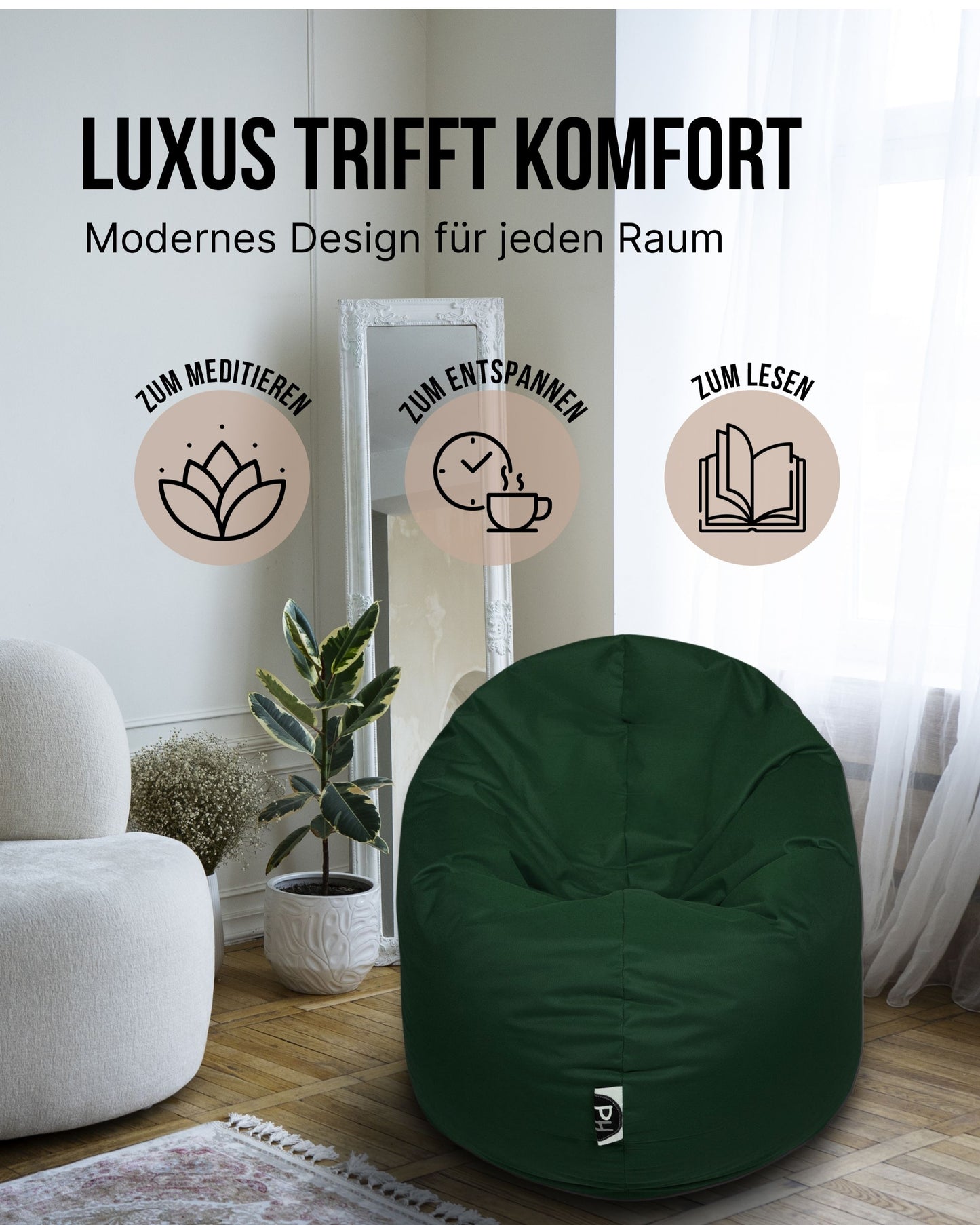 Sitzsack Jumbo 2-in-1