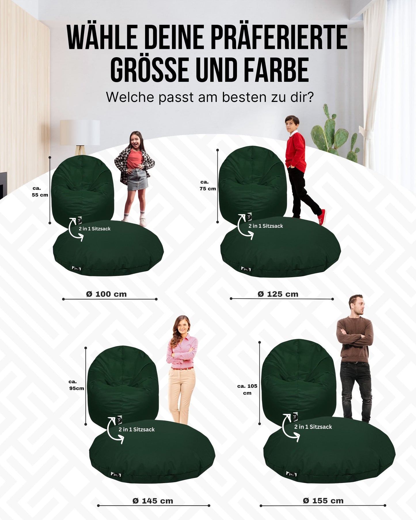Sitzsack 2-in-1