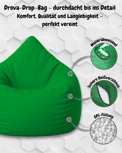 Sitzsack in Tropfenform Jumbo