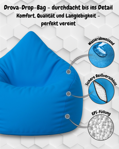 Sitzsack in Tropfenform Jumbo