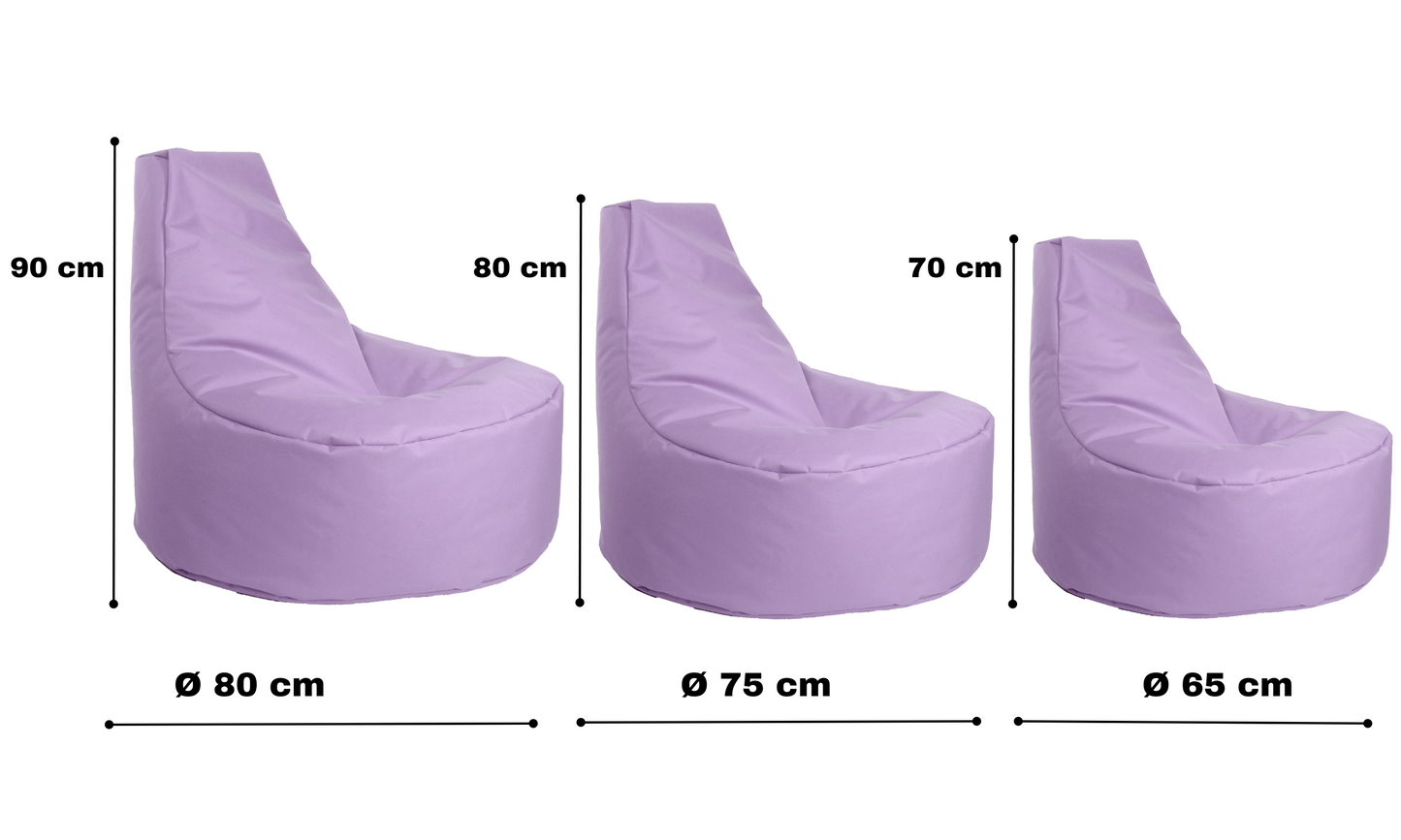 Gamer-Sessel mit Hocker