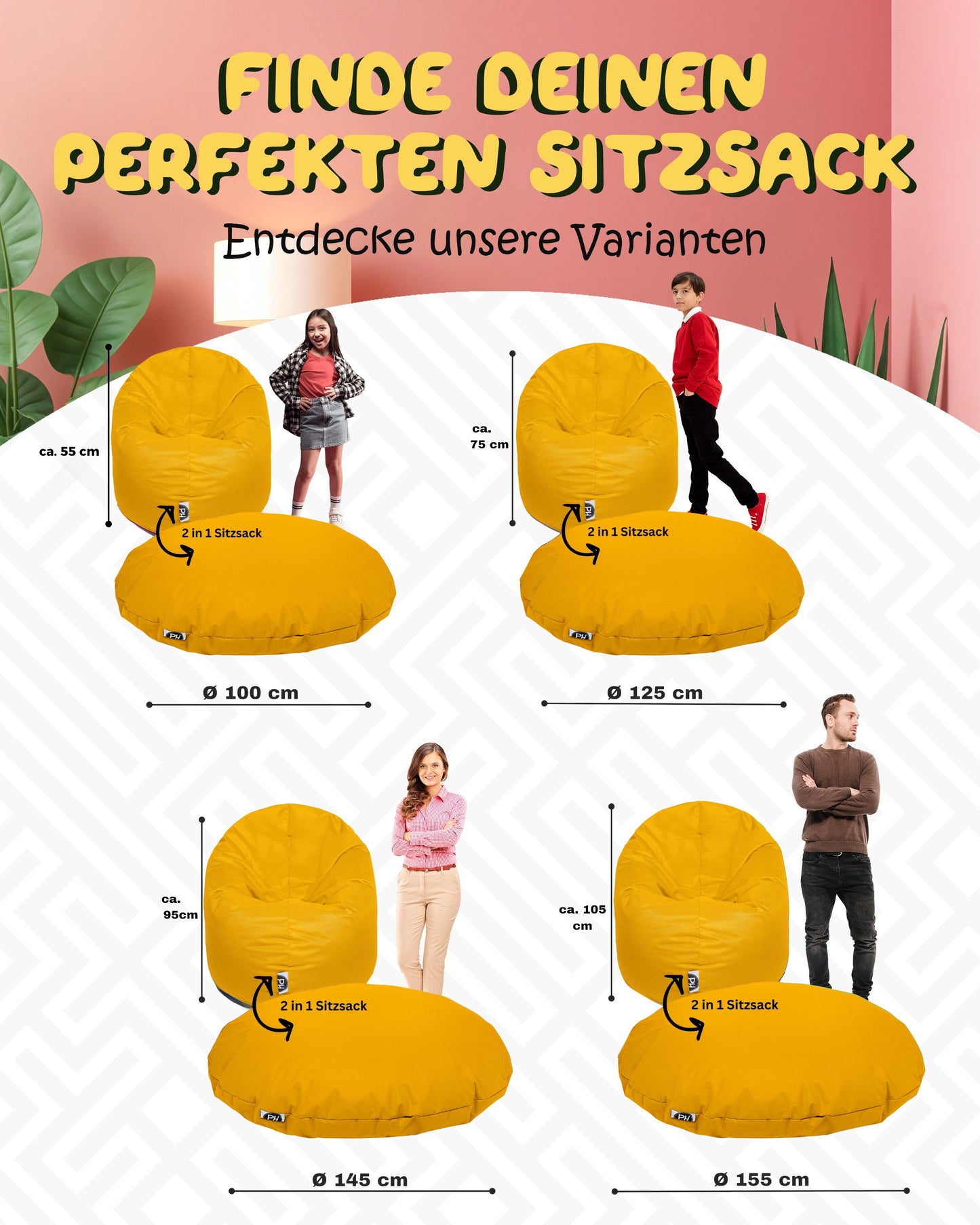 Sitzsack 2-in-1